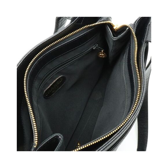Pre Loved Chanel Caviar Leather Logo Tote Bag - Picture 6 of 7
